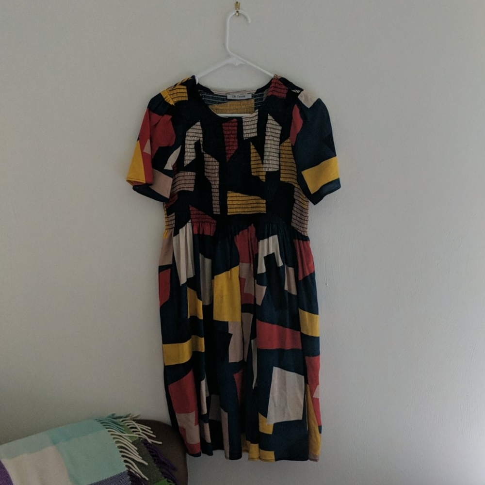 Ces Femme geometric print dress
